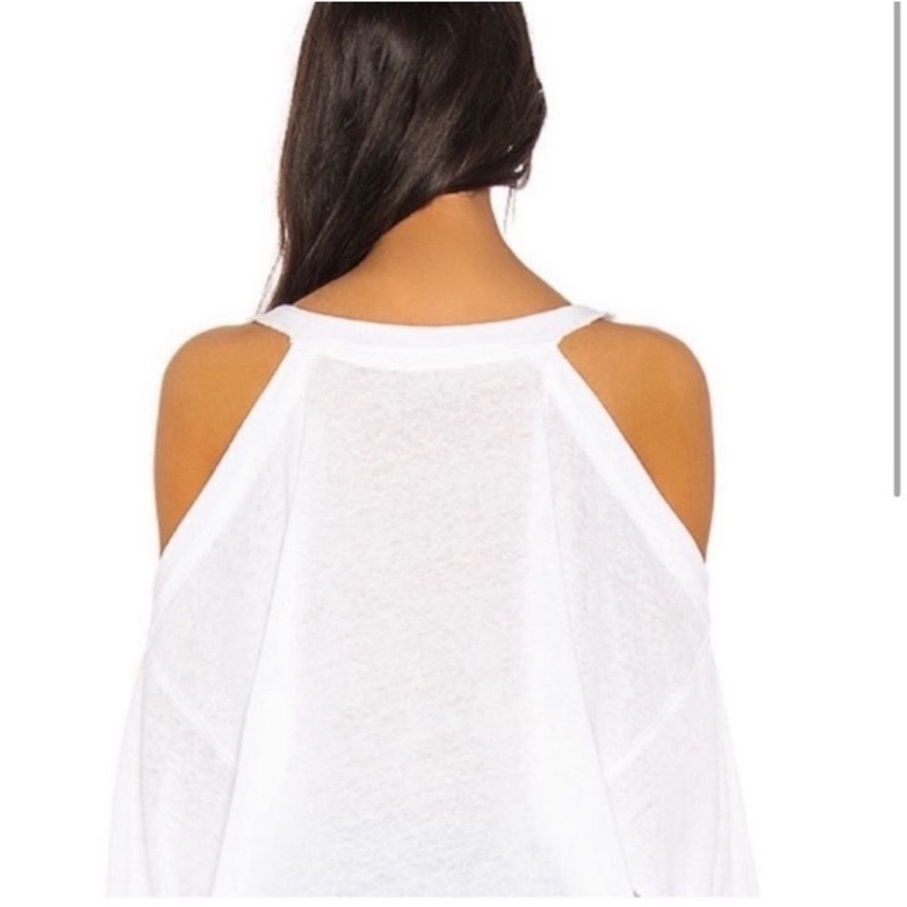 NWT We The Free Chill Out Cold Shoulder Top in Optic White - Picture 4 of 9